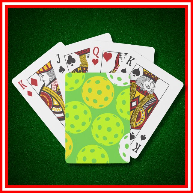 Baraja De Cartas Fiesta de cumpleaños de pelota deportes verdes (Subido por el creador)