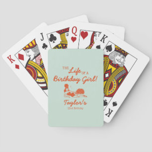 Baraja De Cartas Fiesta de cumpleaños de una chica