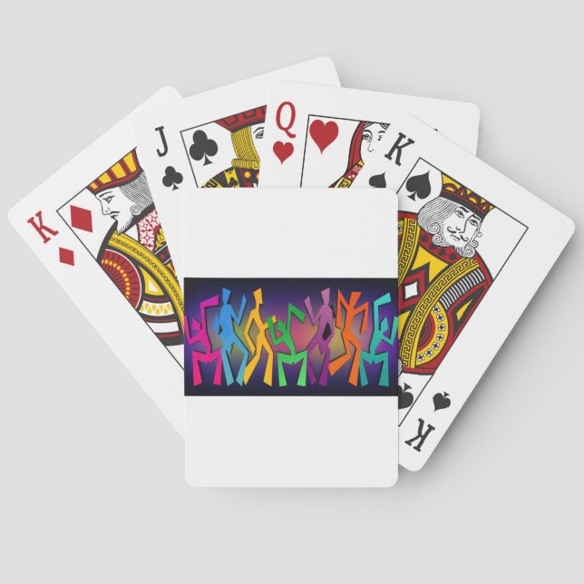 Baraja De Cartas Fiesta de danza (Reverso)