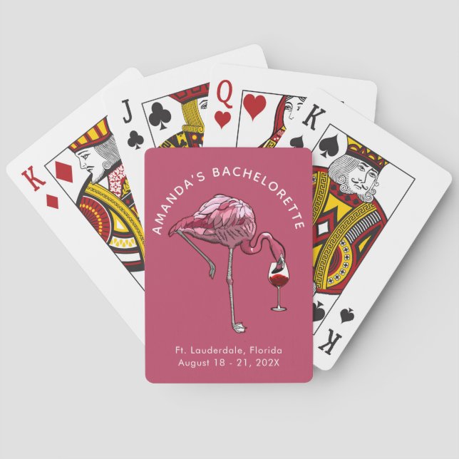 Baraja De Cartas Fiesta de Despedida de Soltera Personalizada Beber (Reverso)