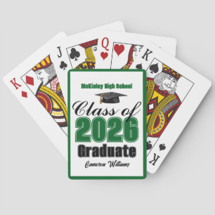 Baraja De Cartas Fiesta de Graduación Personalizada de la Clase Ver