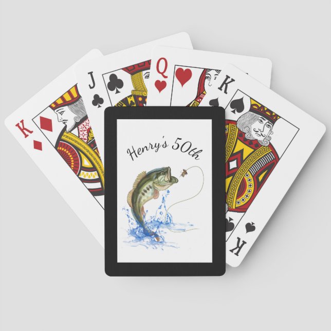 Baraja De Cartas Fiesta de los 50 Años de Pesca (Reverso)