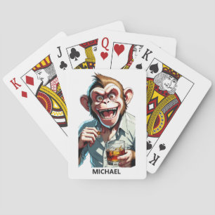 Baraja De Cartas Fiesta de nombres personalizados Animal