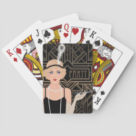 Baraja De Cartas Fiesta de póquer Art Deco