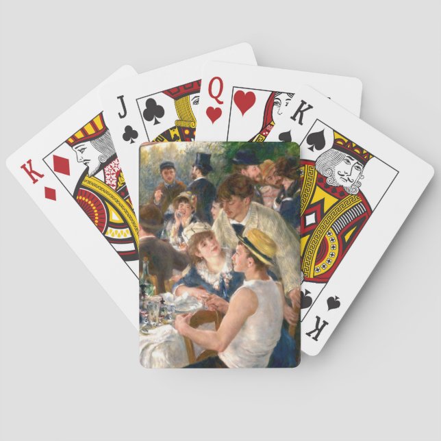 Baraja De Cartas Fiesta de Renoir French Luncheon Boating (Reverso)