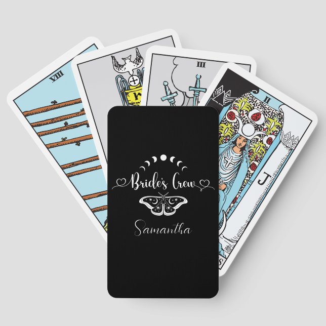 Baraja De Cartas Fiesta de soltera celestial personalizada (Reverso )