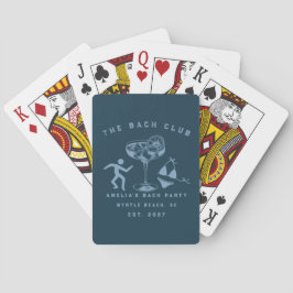 Baraja De Cartas Fiesta de soltera de fin de semana moderna y perso