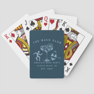 Baraja De Cartas Fiesta de soltera de fin de semana moderna y perso