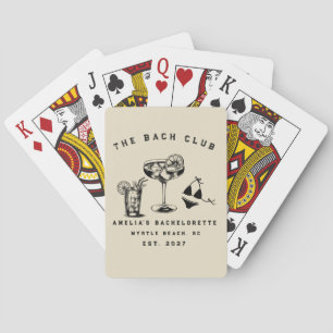 Baraja De Cartas Fiesta de soltera de fin de semana moderna y perso