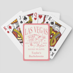 Baraja De Cartas Fiesta de soltera personalizada en Las Vegas