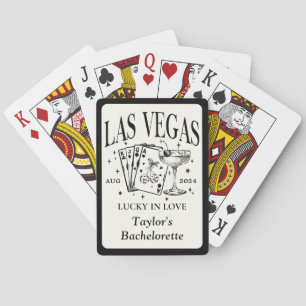 Baraja De Cartas Fiesta de soltera personalizada en Las Vegas P