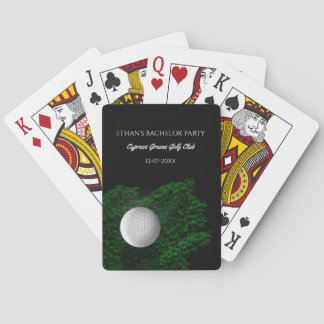Baraja De Cartas Fiesta de soltero de golfistas green golf ball cam