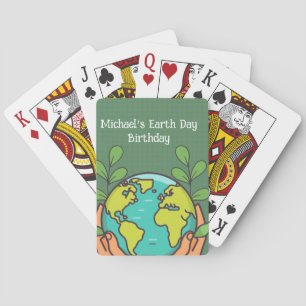 Baraja De Cartas Fiesta del Día de la Tierra