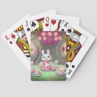 Baraja De Cartas Fiesta del té pintado