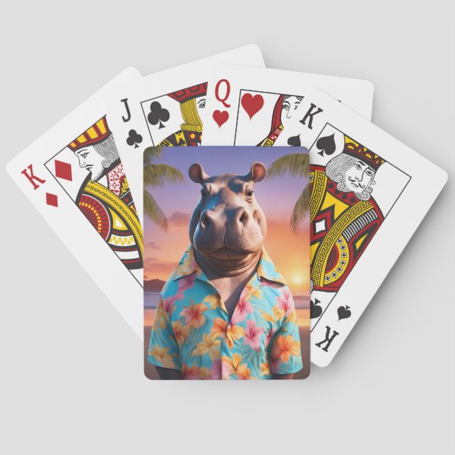 Baraja De Cartas Fiesta Hippotamus (Reverso)