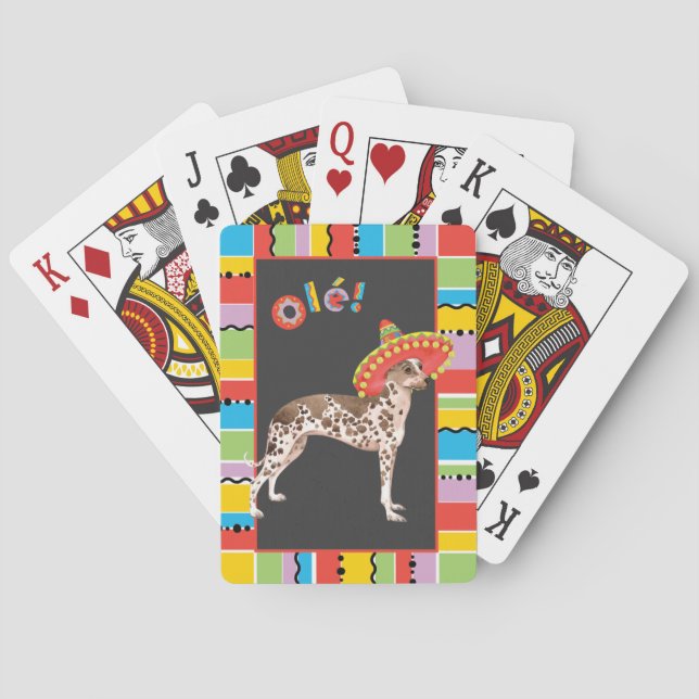 Baraja De Cartas Fiesta Orquídea Inca Peruana (Reverso)