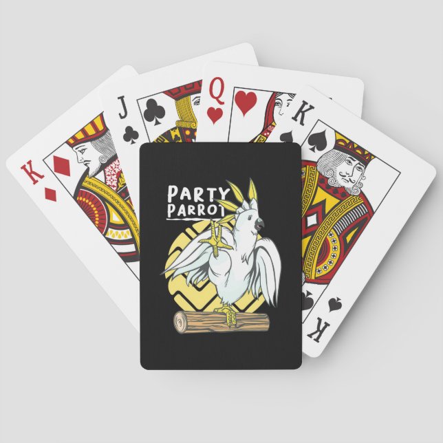 Baraja De Cartas Fiesta Parrot Bird (Reverso)