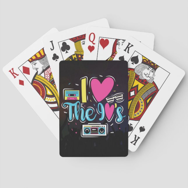 Baraja De Cartas Fiesta Retro Cassette de Music Art 90 (Reverso)