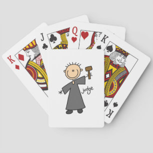 Baraja De Cartas Figura de juez de palitos