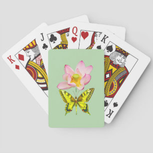 Baraja De Cartas figura de mariposa cola de golondrina