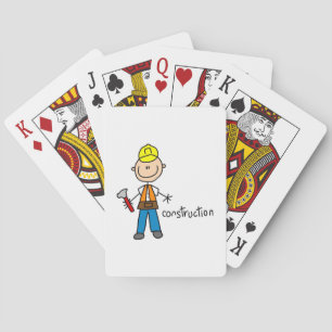 Baraja De Cartas Figura de palitos de construcción
