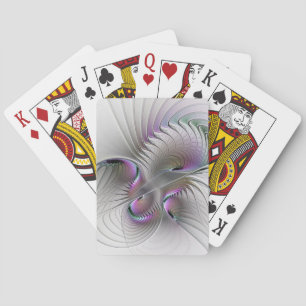 Baraja De Cartas Figura moderna abstracta y tímida de fantasía Arte