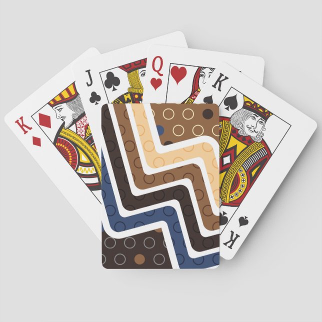 Baraja De Cartas Figuras geométricas 2 (Reverso)