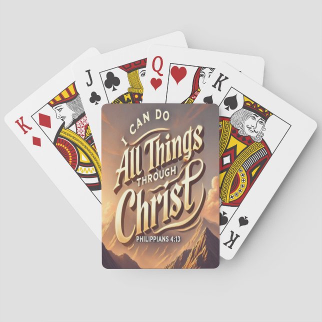 Baraja De Cartas Filipinas 4:13 Victoria fiel (Reverso)