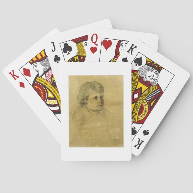 Baraja De Cartas Fille Petite (carbón vegetal) (Reverso)