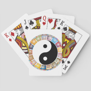 Baraja De Cartas filosofía de yin yang asia oriental