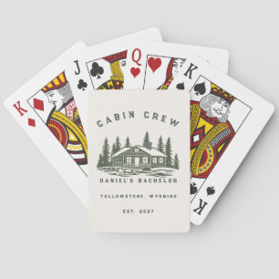 Baraja De Cartas Fin de semana de camping personalizado para desped