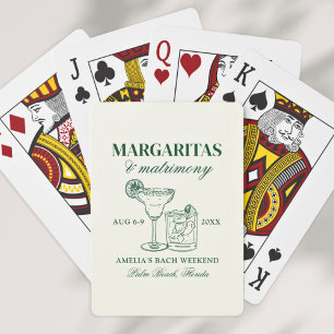 Baraja De Cartas Fin de semana de despedida de soltera Margaritas y