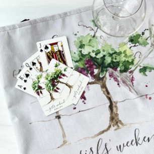 Baraja De Cartas Fin de semana de los Chicas de bodega Paso Robles