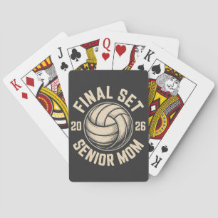 Baraja De Cartas Final Set Senior Mom 2026 Graduation Volleyball