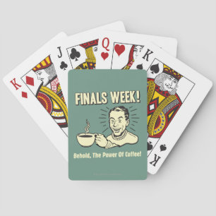 Baraja De Cartas Finales de semana: Behold Power Coffee