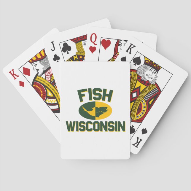 Baraja De Cartas Fish Wisconsin (Reverso)