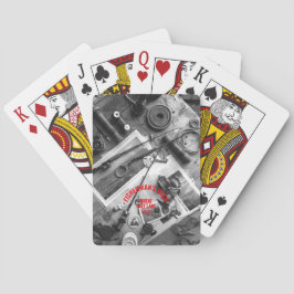 Baraja De Cartas Fisherman’s Deck Black and White Playing Cards