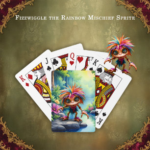 Baraja De Cartas Fizzwiggle el duende travieso del arcoíris.