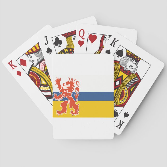 Baraja De Cartas Flag of Dutch Limburg (Reverso)