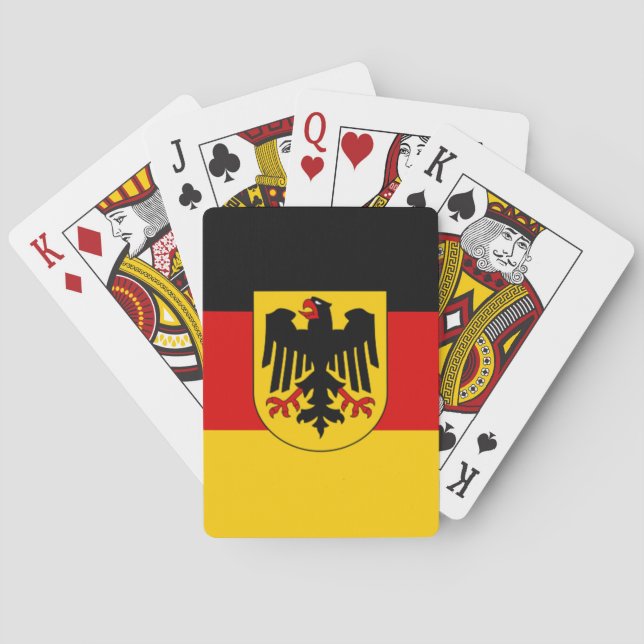 Baraja De Cartas Flag of Germany - Bundesdienstflagge (Reverso)