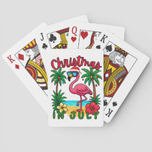 Baraja De Cartas Flamenco de Navidad en Julio