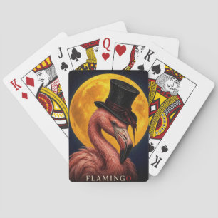 Baraja De Cartas Flamenco Sombrero Alto Gótico Surrealista