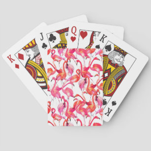 Baraja De Cartas Flamencos acuarelas en acuarelas