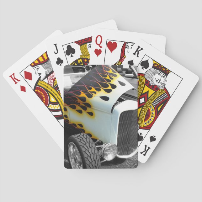Baraja De Cartas Flamin' Hot Rod (Reverso)