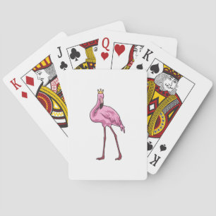 Baraja De Cartas Flamingo con corona
