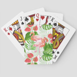 Baraja De Cartas Flamingo garden