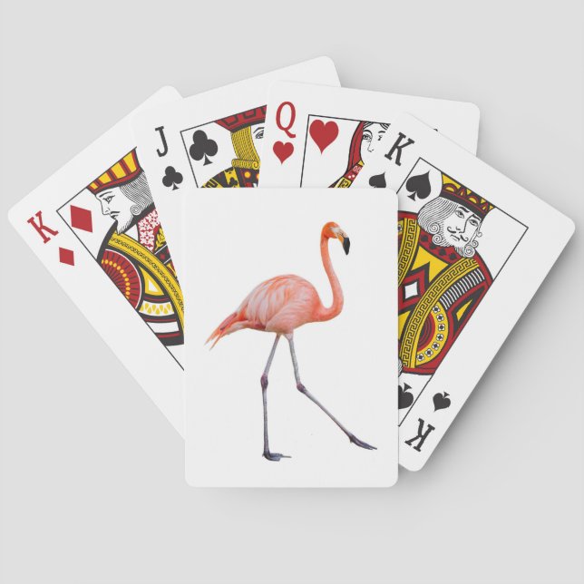 Baraja De Cartas Flamingo rosa (Reverso)