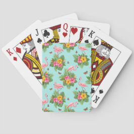 Baraja De Cartas Flamingo y mariposas 3