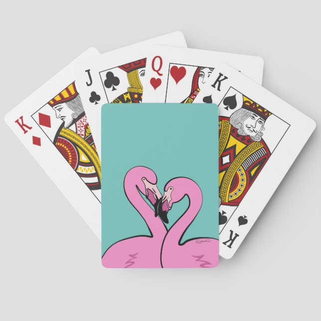 Baraja De Cartas Flamingos Playing Cards (Reverso)