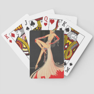 Baraja De Cartas Flapper elegante